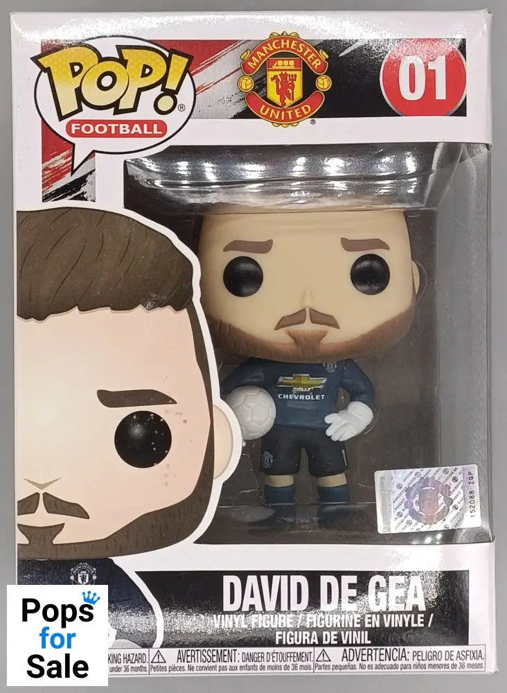 01 David De Gea - Football - Manchester United - Funko POP - Box Damaged