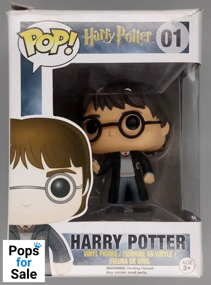 #01 Harry Potter - Harry Potter - Box Damaged Funko POP - PopsforSale.co.uk