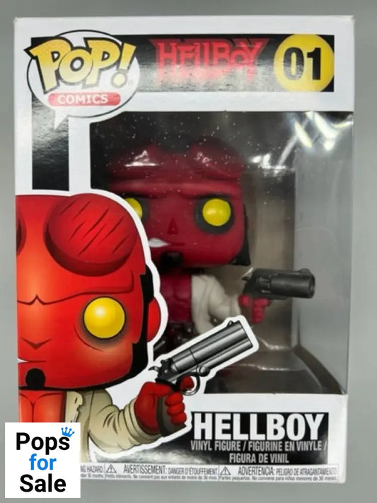 #01 Hellboy - Comics - Hellboy - Box Damaged Funko POP - PopsforSale.co.uk