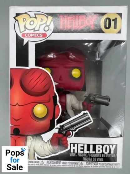 #01 Hellboy - Comics - Hellboy - Box Damaged Funko POP - PopsforSale.co.uk