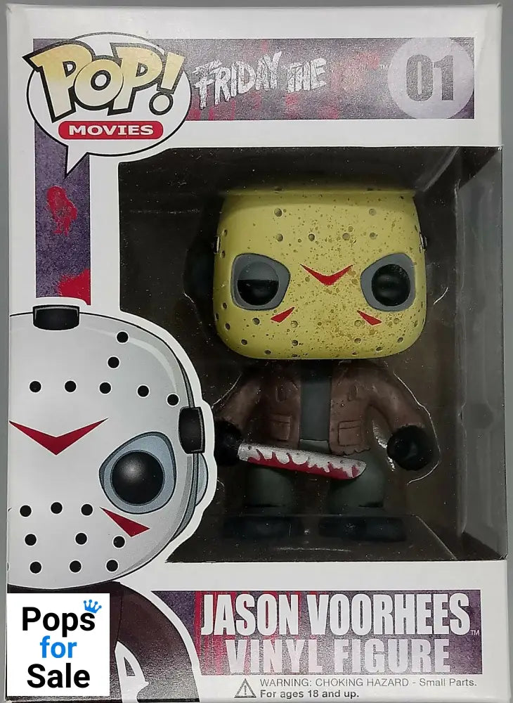 #01 Jason Voorhees - Horror - Friday the 13th Funko POP - PopsforSale.co.uk