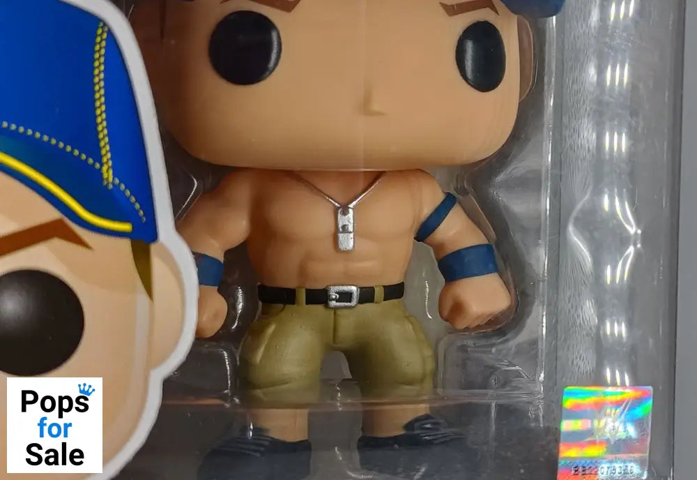 #01 John Cena (Blue Cap) - WWE - Box Damaged Funko POP