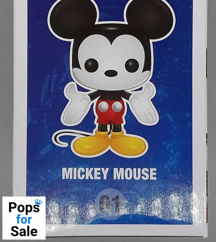 01 Mickey Mouse (Gold) - Diamond - Disney - Funko POP - Box Damaged