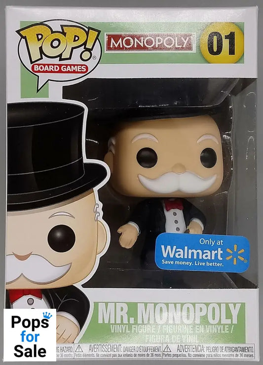 #01 Mr. Monopoly - Board Games Funko POP