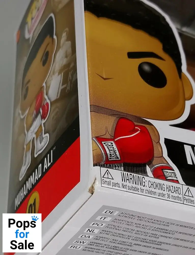 01 Muhammad Ali - Sports Legends - Funko POP - Box Damaged