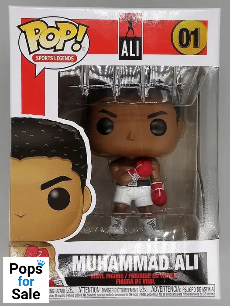 01 Muhammad Ali - Sports Legends - Funko POP - Box Damaged