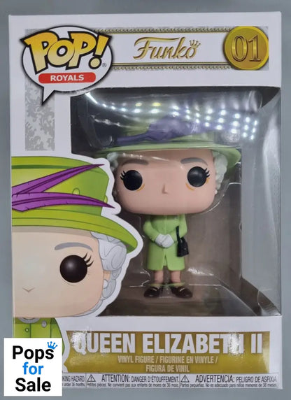 #01 Queen Elizabeth II (Wedding Outfit) - Royals Funko POP - PopsforSale.co.uk