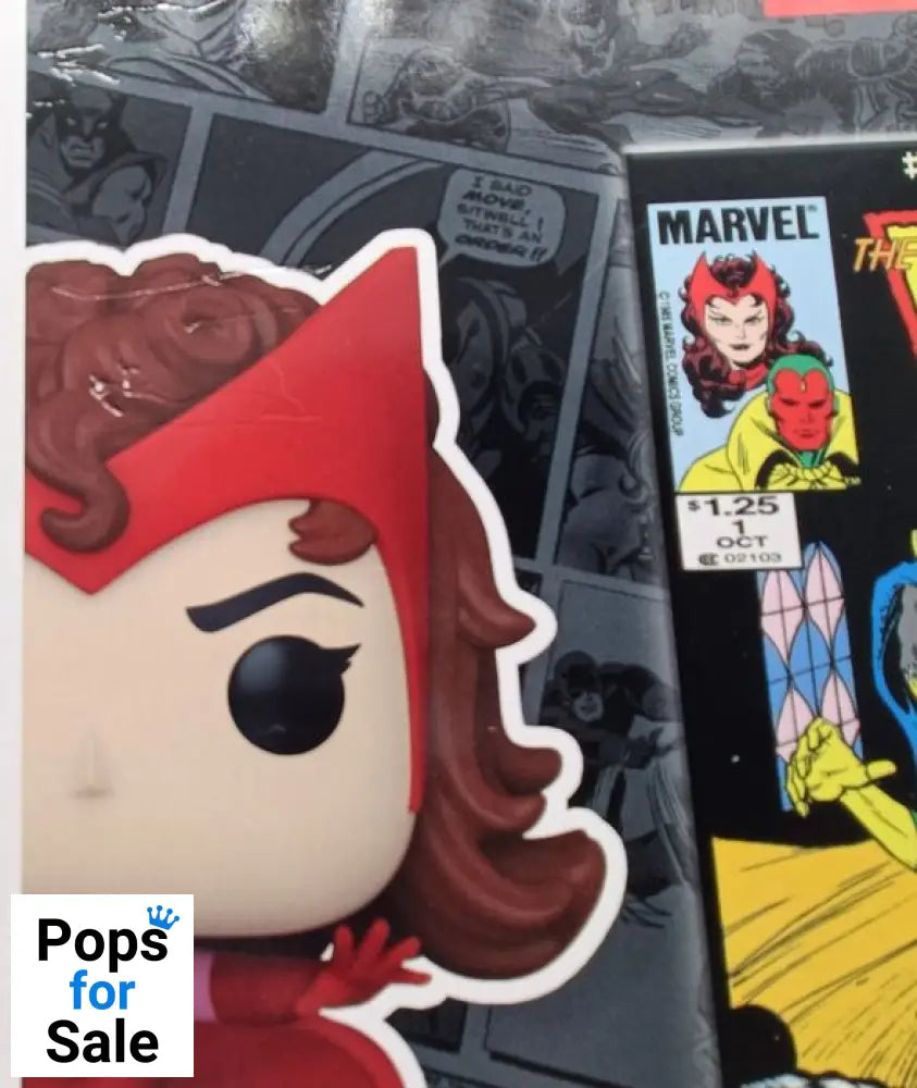 #01 Scarlet Witch - Comic Cover (Marvel) - Box Damaged Funko POP - PopsforSale.co.uk