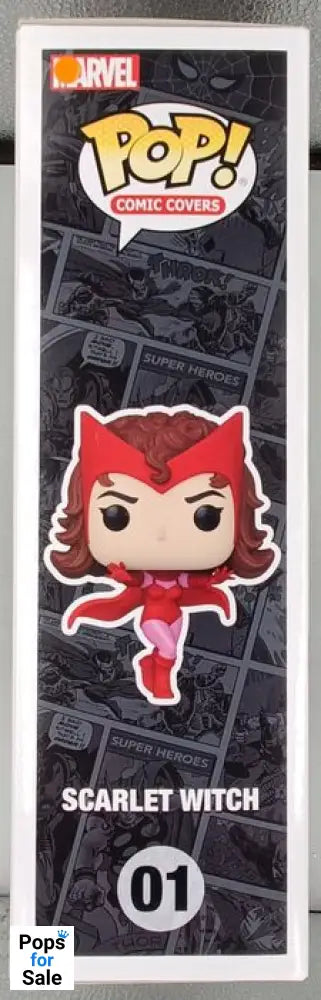 #01 Scarlet Witch - Comic Cover (Marvel) - Box Damaged Funko POP - PopsforSale.co.uk