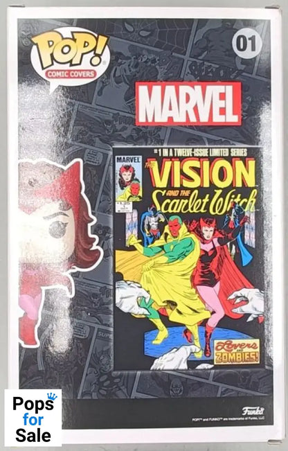 #01 Scarlet Witch - Comic Cover (Marvel) - Box Damaged Funko POP