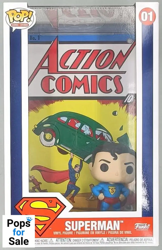 #01 Superman - Comic Covers Funko POP - PopsforSale.co.uk