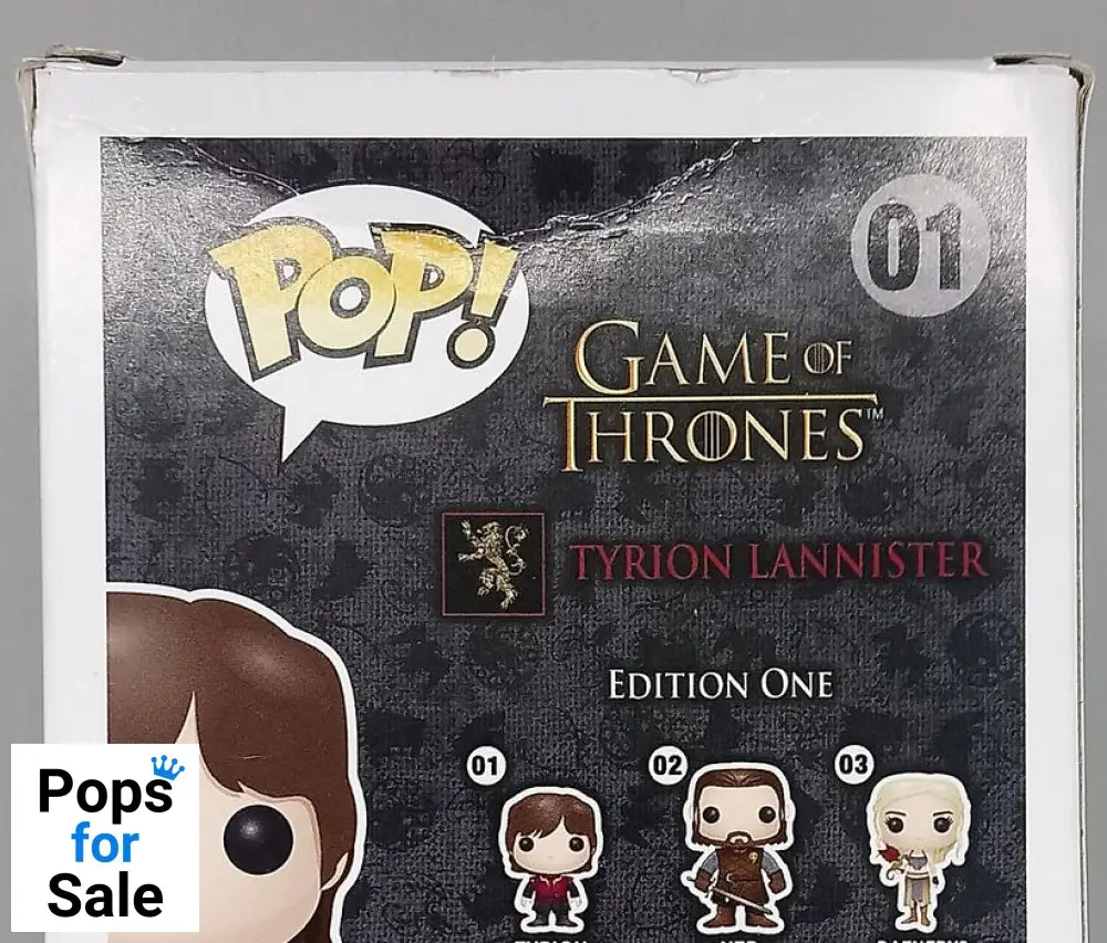 01 Tyrion Lannister - Game of Thrones - Funko POP - Box Damaged