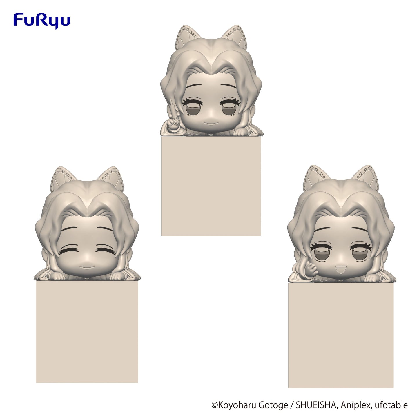 Hikkake Figure A B C Set Kocho Shinobu - Demon Slayer: Kimetsu no Yaiba Vinyl Figure