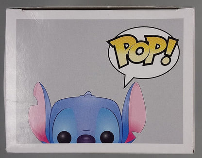 #159 Stitch (Seated) Flocked Disney Lilo & Stitch Box Damaged Funko POP