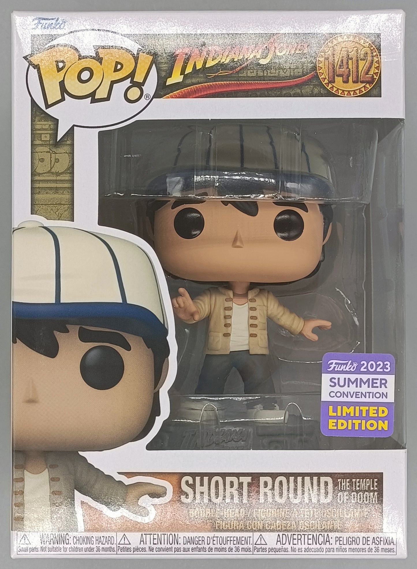 #1412 Short Round - Disney Indiana Jones - 2023 Con Funko POP