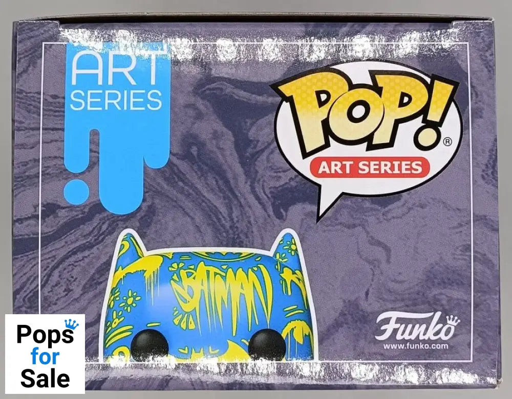 02 Batman (Blue/Yellow) - DC Art Series - Funko POP