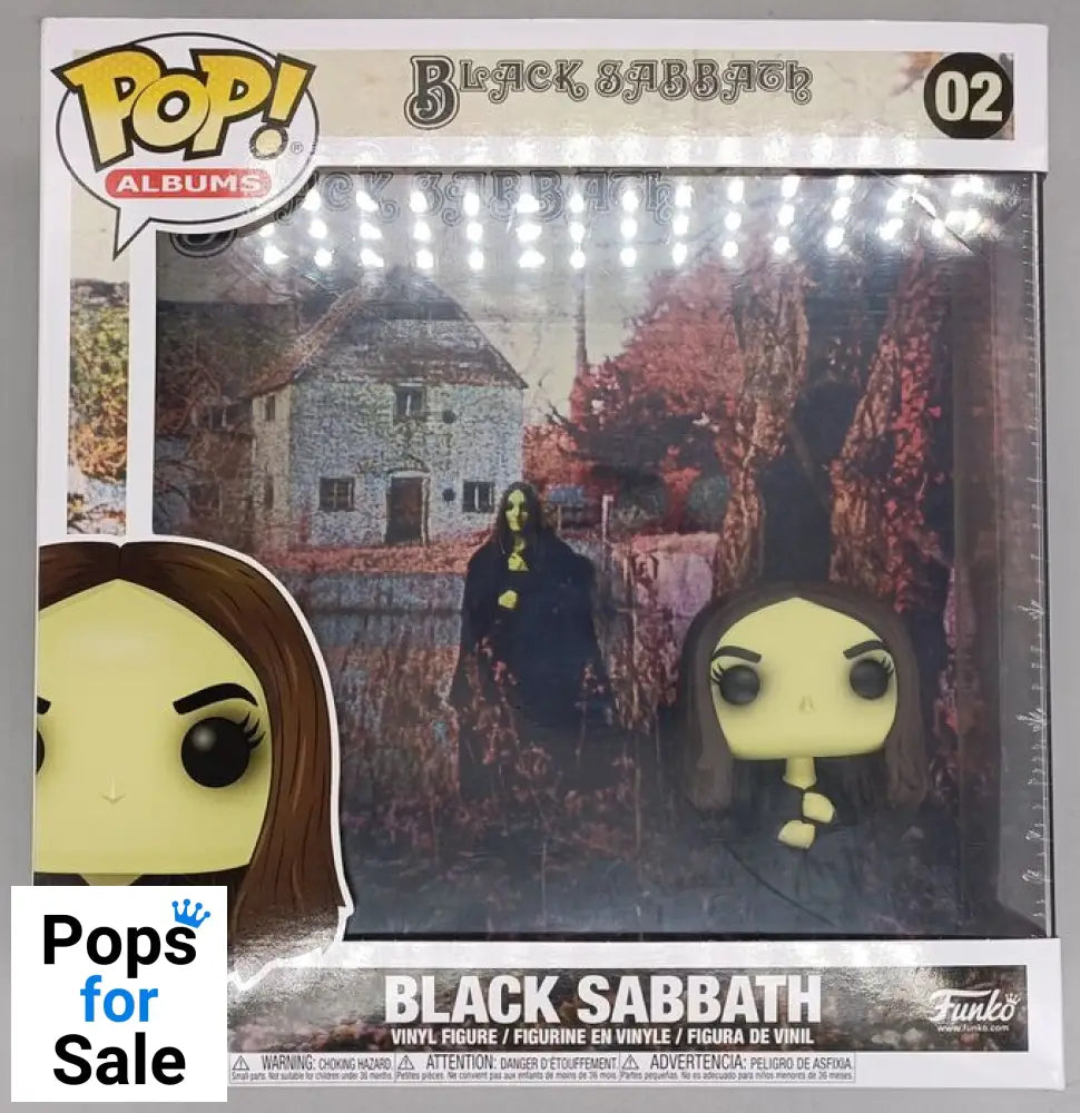 #02 Black Sabbath - Albums - Ozzy Osbourne - Box Damaged Funko POP