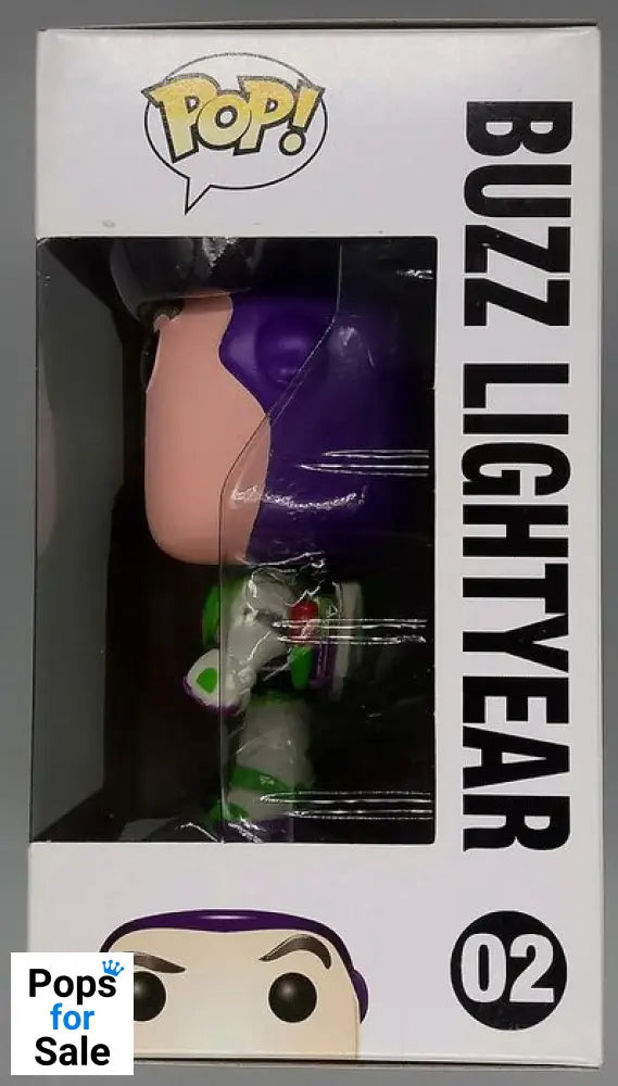 #02 Buzz Lightyear - Disney Toy Story (Blue Logo) Funko POP - PopsforSale.co.uk