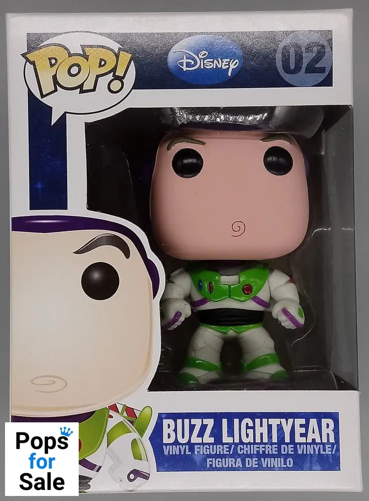 #02 Buzz Lightyear - Disney Toy Story (Blue Logo) Funko POP - PopsforSale.co.uk