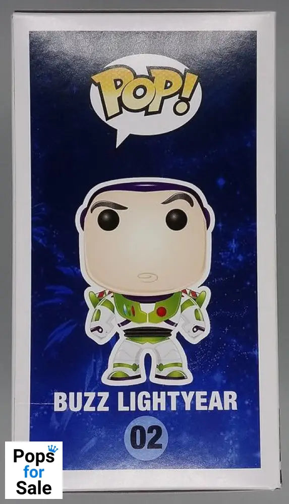 02 Buzz Lightyear - Disney Toy Story (Blue Logo) Funko POP