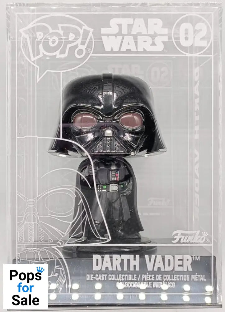 #02 Darth Vader - Die Cast - Star Wars Funko POP