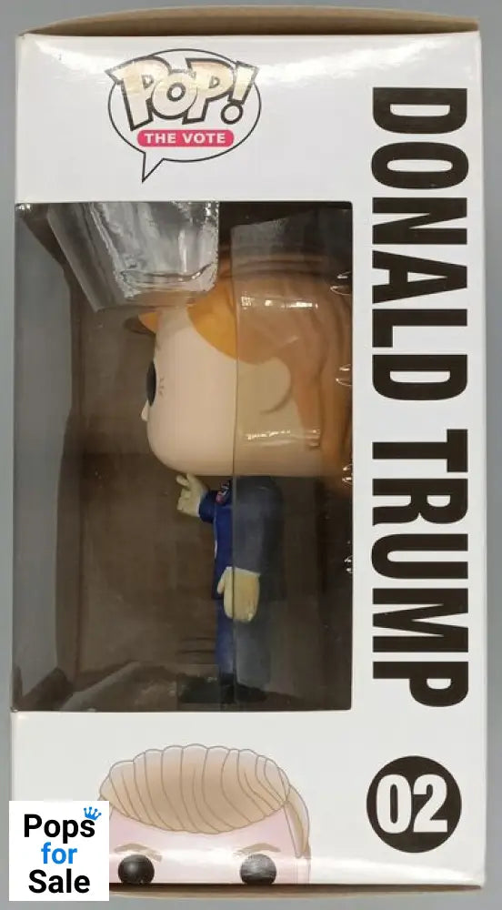 #02 Donald Trump - The Vote 2016 Road To The White House Box Damaged Funko POP