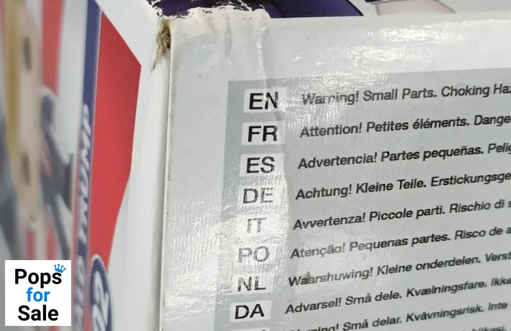 #02 Donald Trump - The Vote 2016 Road To The White House Box Damaged Funko POP