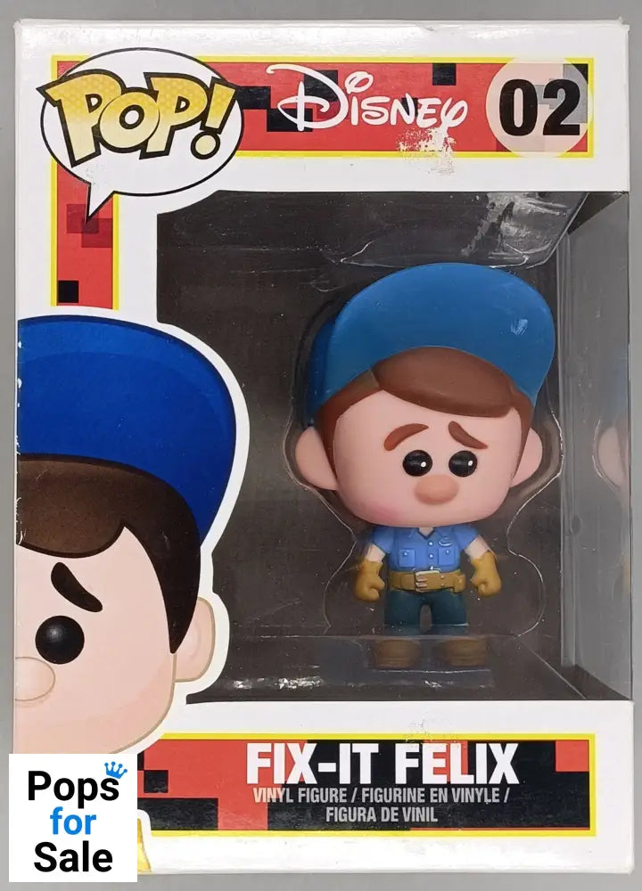 02 Fix-It Felix - Disney (Wreck-It Ralph) - Funko POP - Box Damaged