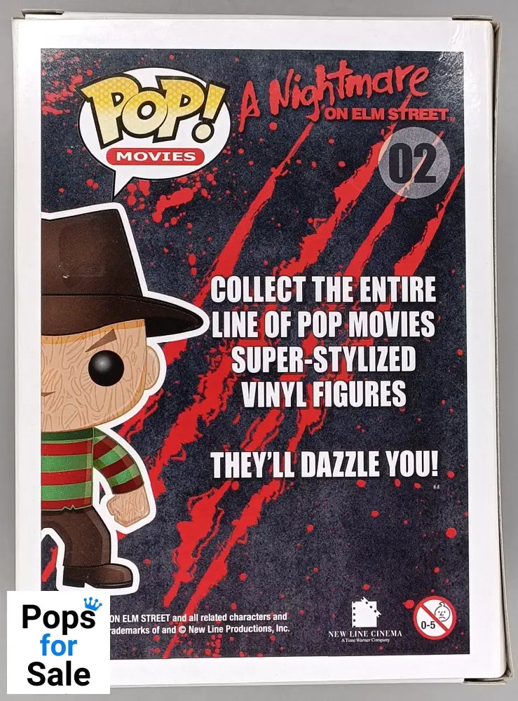 02 Freddy Krueger - Horror - Nightmare On Elm Street Funko POP - Brand New