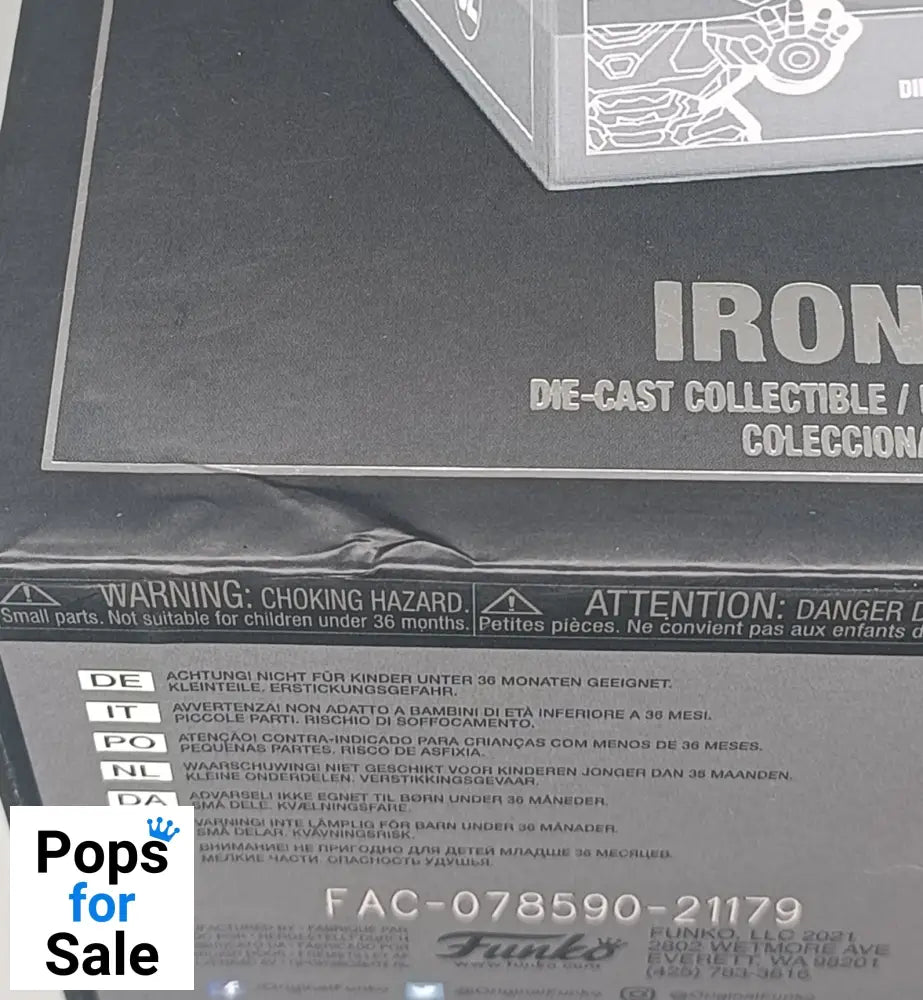 #02 Iron Man - Marvel - DieCast - Damaged Box Funko POP - PopsforSale.co.uk