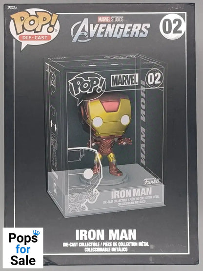 #02 Iron Man - Marvel - DieCast - Damaged Box Funko POP - PopsforSale.co.uk