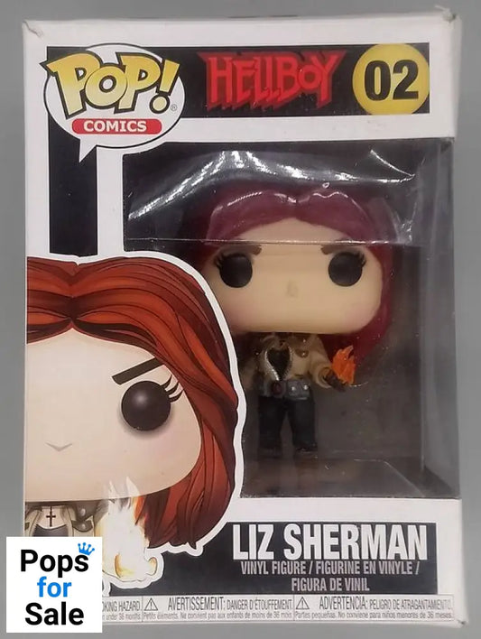 #02 Liz Sherman - Comics Hellboy - Box Damaged Funko POP