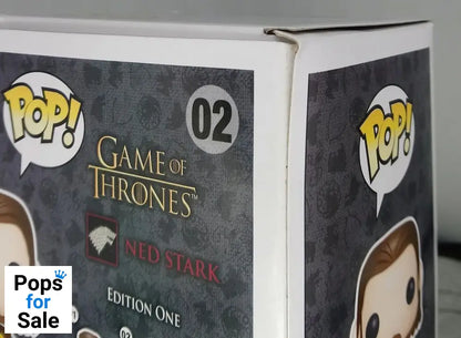 #02 Ned Stark - Game of Thrones - Box Damaged Funko POP