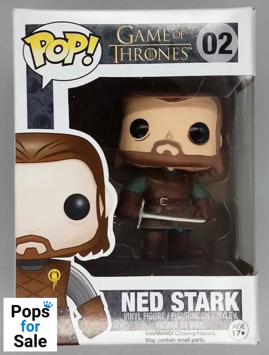 #02 Ned Stark - Game of Thrones - Box Damaged Funko POP