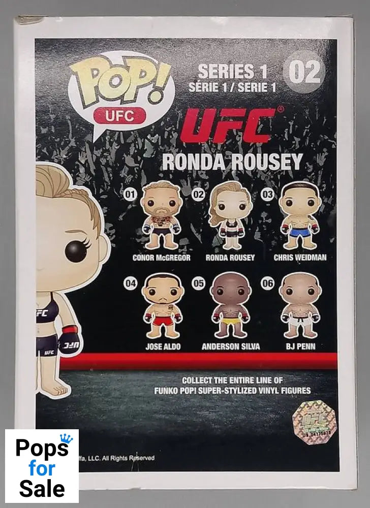 #02 Ronda Rousey - UFC - Box Damaged Funko POP