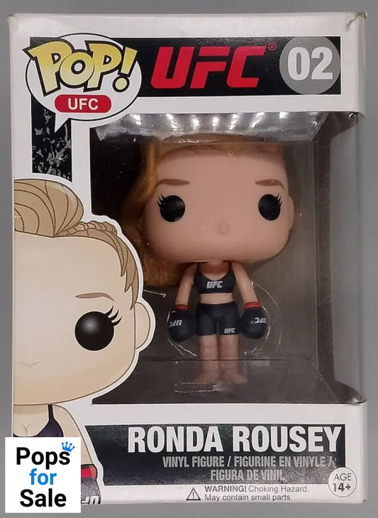 #02 Ronda Rousey - UFC - Box Damaged Funko POP - PopsforSale.co.uk