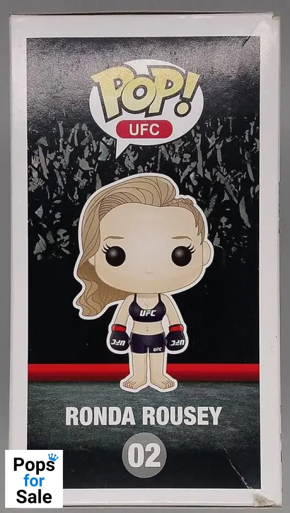 #02 Ronda Rousey - UFC - Box Damaged Funko POP - PopsforSale.co.uk