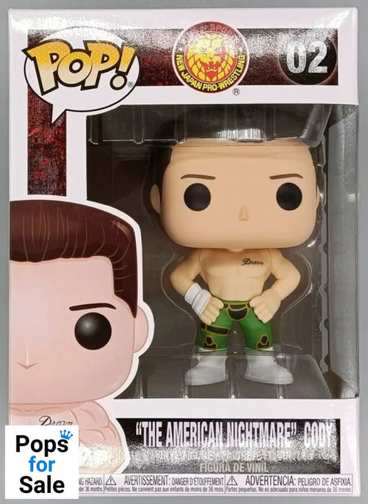 02 The American Nightmare Cody - New Japan Pro Wrestling NJPW AEW - Damaged Box Funko POP