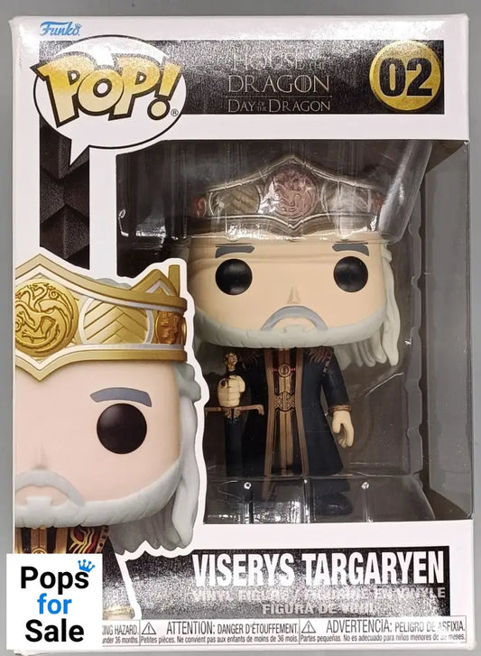 02 Viserys Targaryen - House of the Dragon - Box Damaged Funko POP