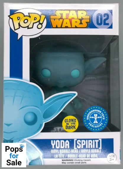 #02 Yoda (Spirit) - Glow - Star Wars Funko POP - PopsforSale.co.uk