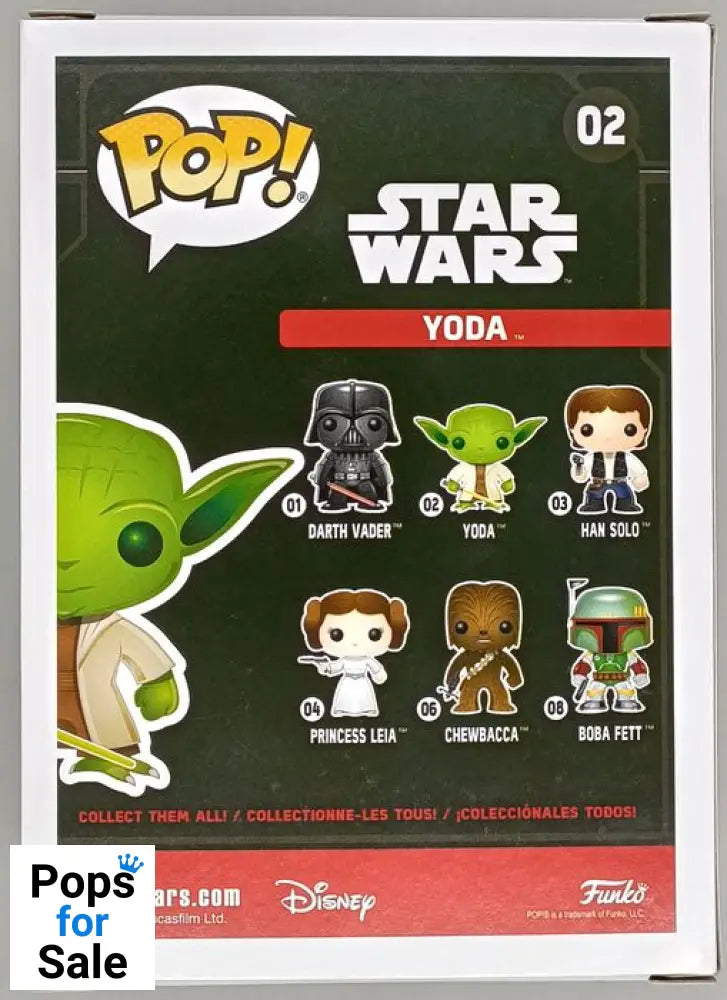 #02 Yoda - Star Wars Funko POP