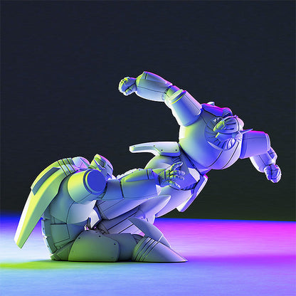 Figure PLAMAX MF-65 Gunbuster Super Inazuma Kick/RX-7 Buster Machine Color Ver. Vinyl Figure