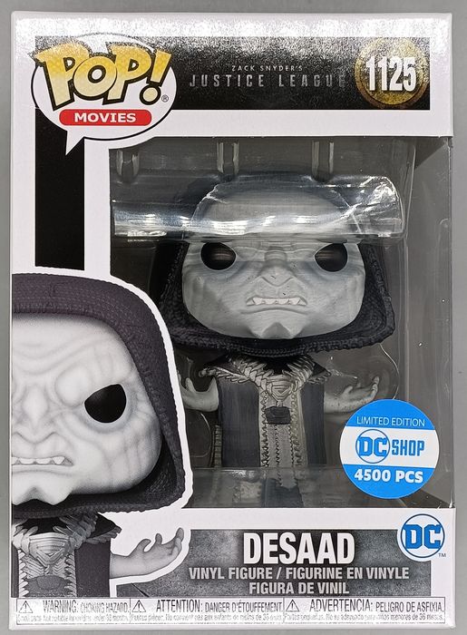 #1125 DeSaad - B&W Metallic - DC Justice League - 4500 Ltd Funko POP