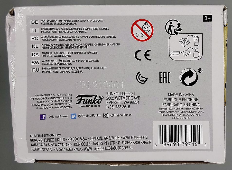 #1119 Leatherface (w/ Mallet) The Texas Chainsaw Mas Box Damaged Funko POP