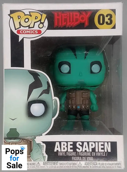 #03 Abe Sapien - Comics Hellboy - Box Damaged Funko POP