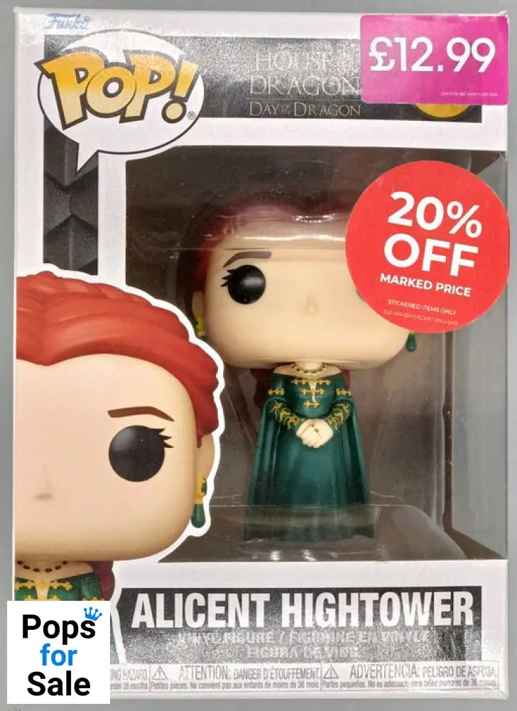 #03 Alicent Hightower - House of the Dragon - Box Damaged Funko POP - PopsforSale.co.uk