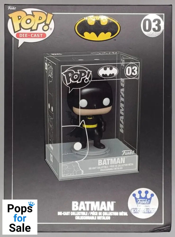 #03 Batman - DC - DieCast - Box Damaged Funko POP