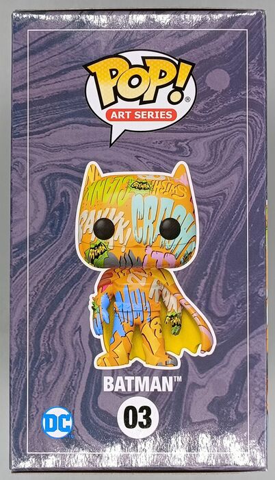 #03 Batman (Orange) - Art Series Funko POP - PopsforSale.co.uk