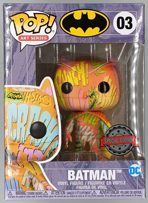 #03 Batman (Orange) - Art Series Funko POP - PopsforSale.co.uk