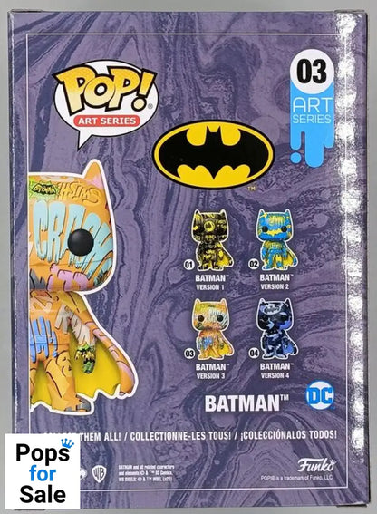 #03 Batman (Orange) - Art Series Funko POP - PopsforSale.co.uk